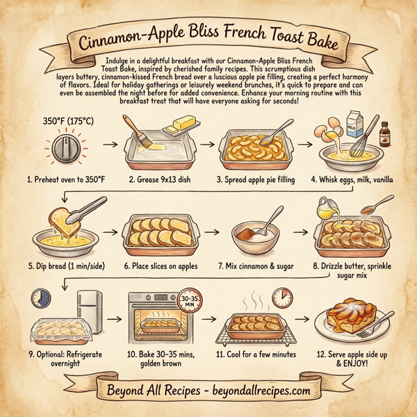 Cinnamon-Apple Bliss French Toast Bake instructions
