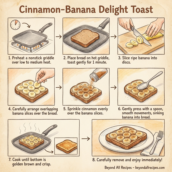 Cinnamon-Banana Delight Toast instructions