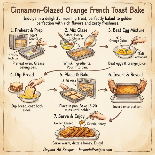 Cinnamon-Glazed Orange French Toast Bake instructions