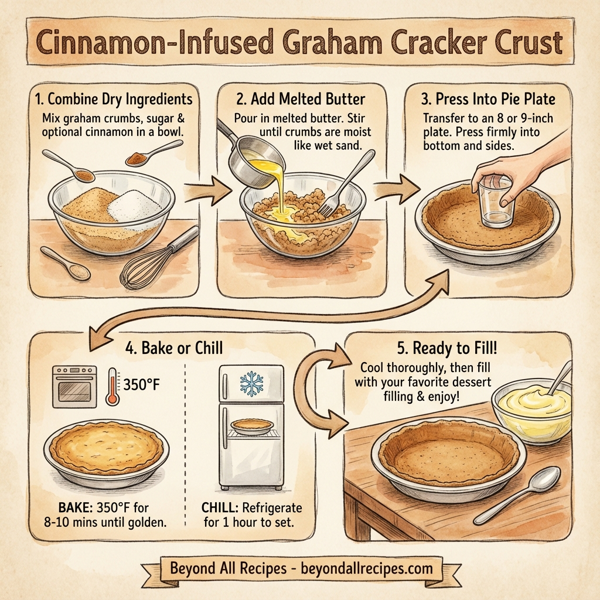 Cinnamon-Infused Graham Cracker Crust instructions