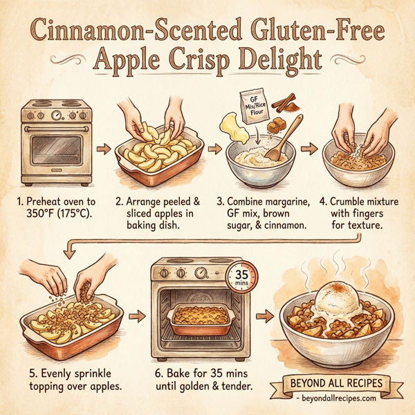 Cinnamon-Scented Gluten-Free Apple Crisp Delight instructions