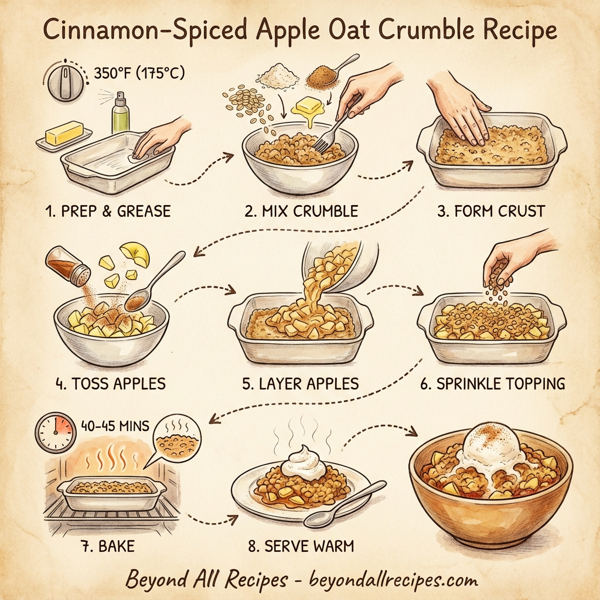 Cinnamon-Spiced Apple Oat Crumble instructions