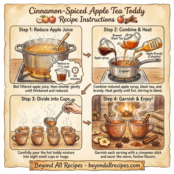 Cinnamon-Spiced Apple Tea Toddy instructions