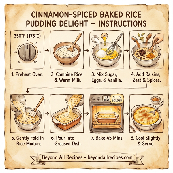 Cinnamon-Spiced Baked Rice Pudding Delight instructions