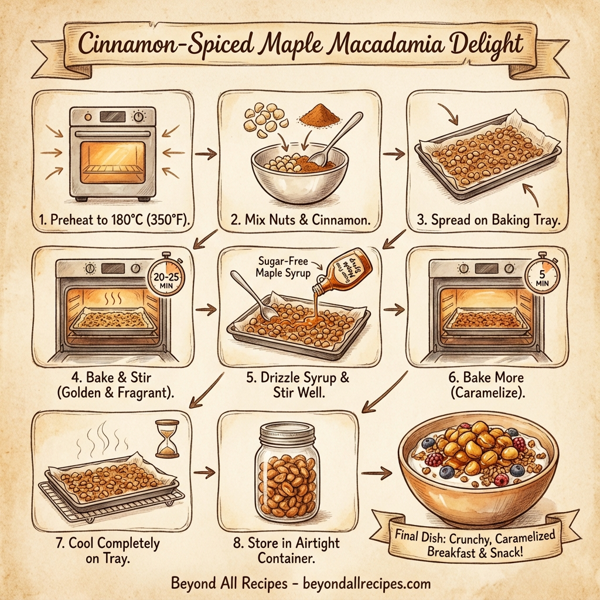 Cinnamon-Spiced Maple Macadamia Delight instructions