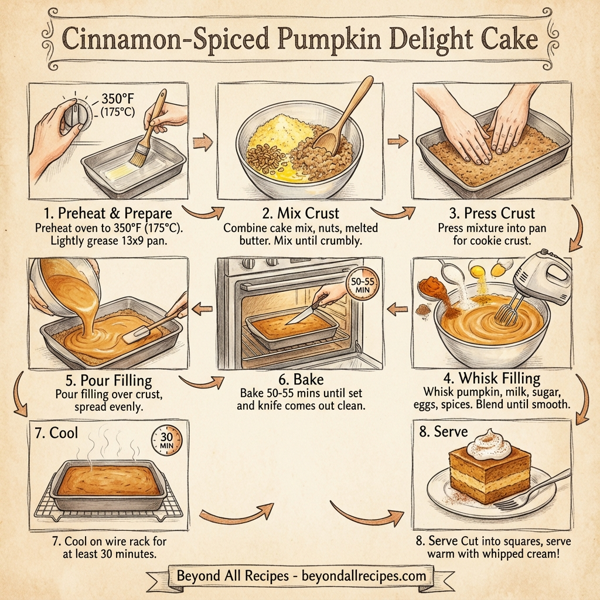 Cinnamon-Spiced Pumpkin Delight Cake instructions