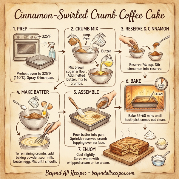 Cinnamon-Swirled Crumb Coffee Cake instructions