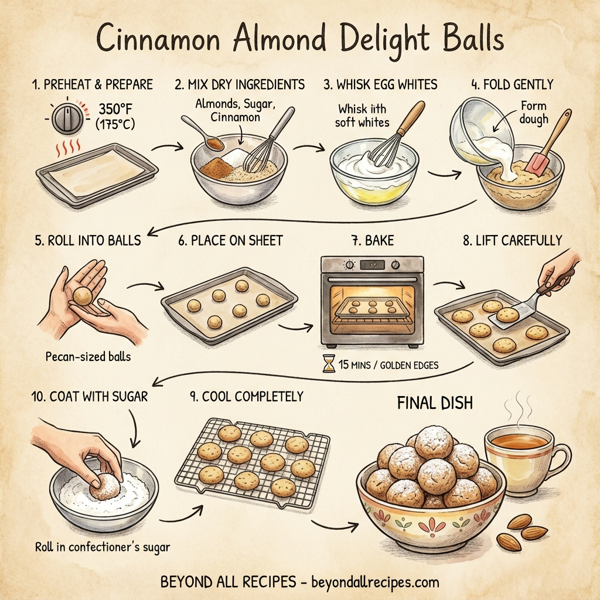 Cinnamon Almond Delight Balls instructions