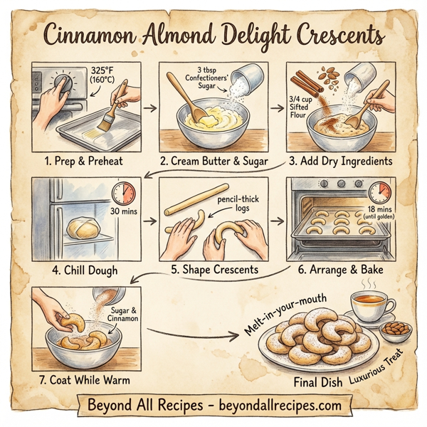 Cinnamon Almond Delight Crescents instructions