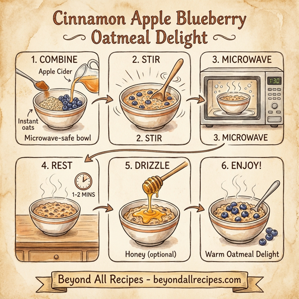 Cinnamon Apple Blueberry Oatmeal Delight instructions