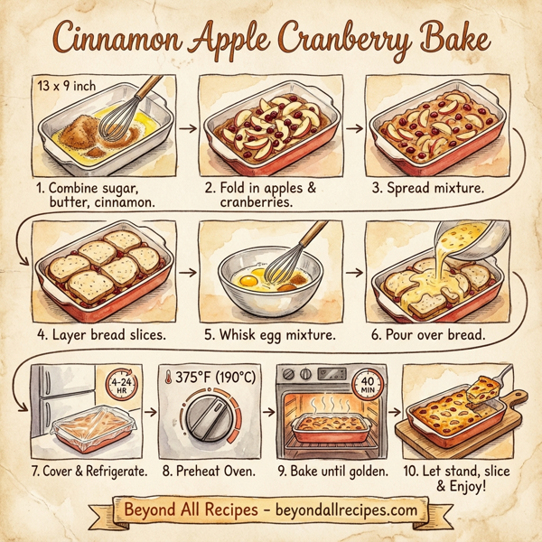 Cinnamon Apple Cranberry Bake instructions