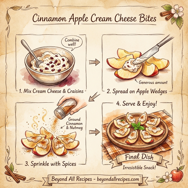 Cinnamon Apple Cream Cheese Bites instructions