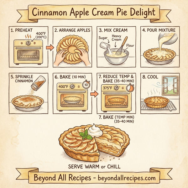 Cinnamon Apple Cream Pie Delight instructions