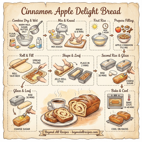 Cinnamon Apple Delight Bread instructions