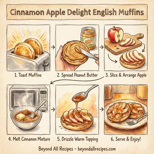 Cinnamon Apple Delight English Muffins instructions