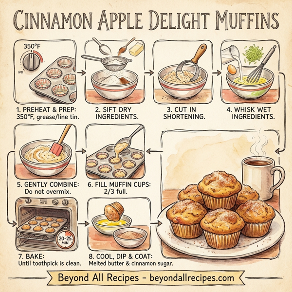 Cinnamon Apple Delight Muffins instructions