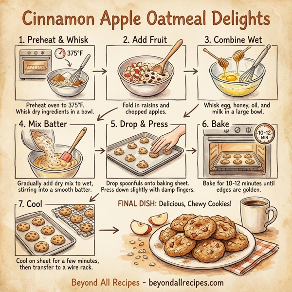 Cinnamon Apple Oatmeal Delights instructions
