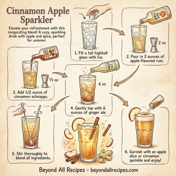 Cinnamon Apple Sparkler instructions