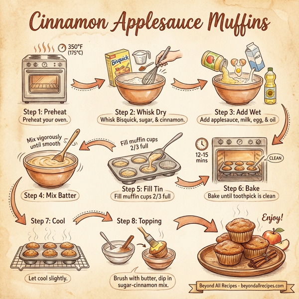 Cinnamon Applesauce Muffins instructions