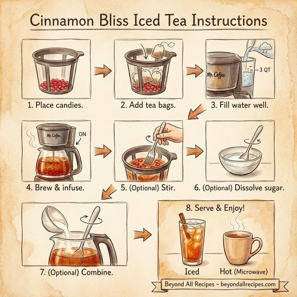 Cinnamon Bliss Iced Tea instructions