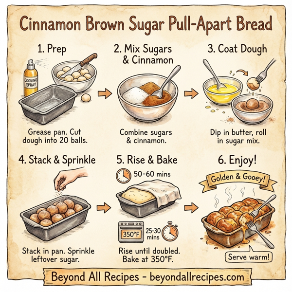 Cinnamon Brown Sugar Pull-Apart Bread instructions