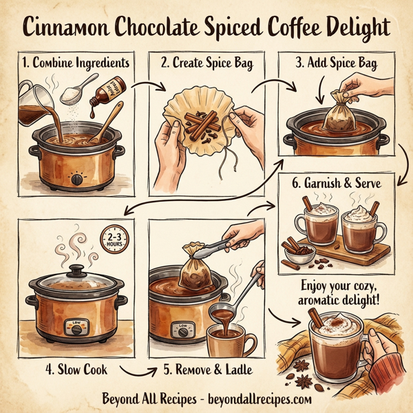 Cinnamon Chocolate Spiced Coffee Delight instructions