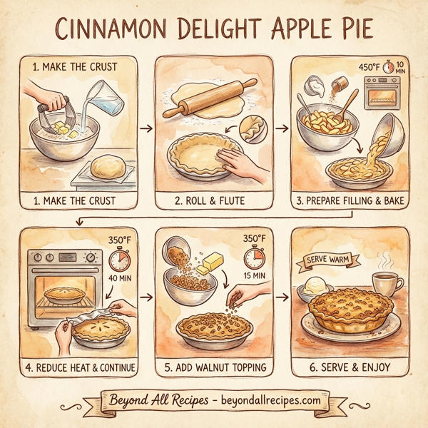 Cinnamon Delight Apple Pie instructions