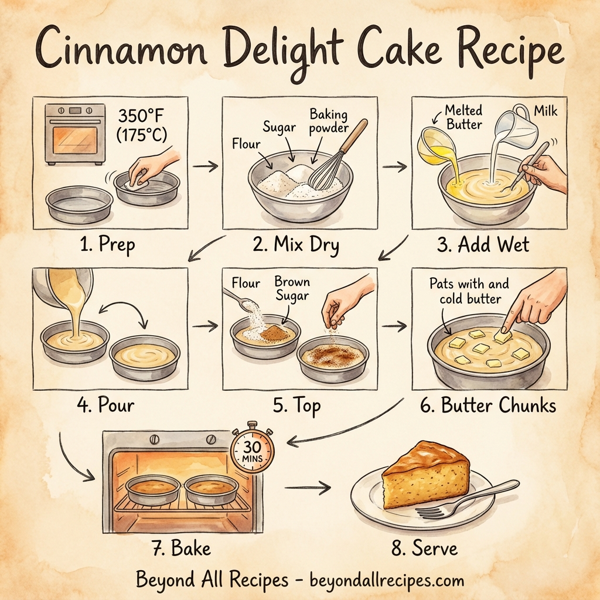 Cinnamon Delight Cake instructions