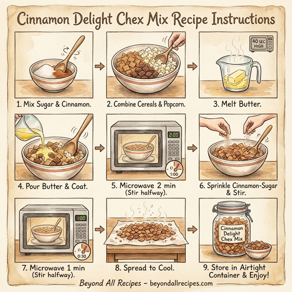 Cinnamon Delight Chex Mix instructions