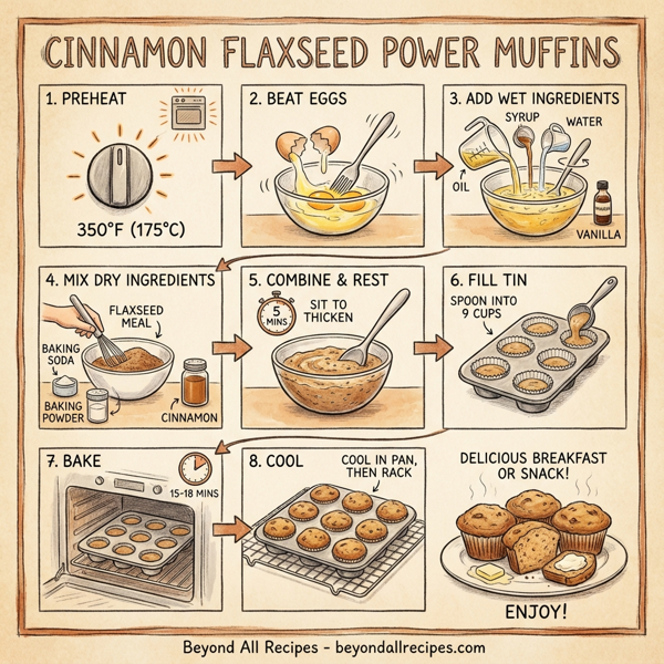 Cinnamon Flaxseed Power Muffins instructions