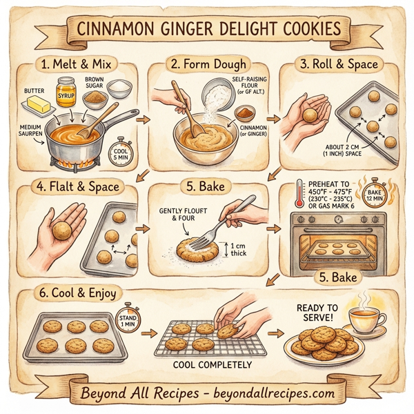 Cinnamon Ginger Delight Cookies instructions