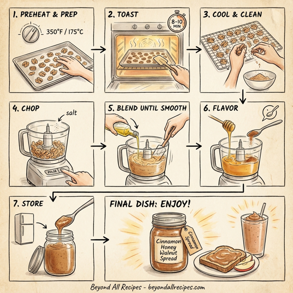 Cinnamon Honey Walnut Spread instructions