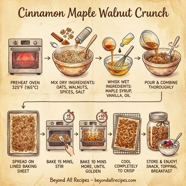 Cinnamon Maple Walnut Crunch instructions
