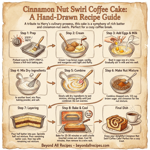 Cinnamon Nut Swirl Coffee Cake instructions