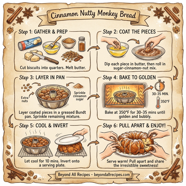 Cinnamon Nutty Monkey Bread instructions