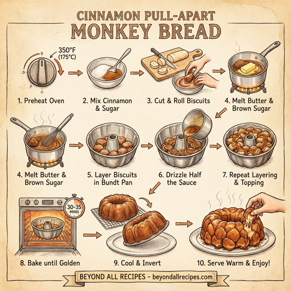 Cinnamon Pull-Apart Monkey Bread instructions