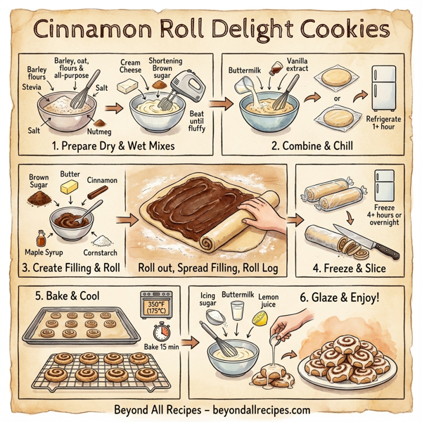 Cinnamon Roll Delight Cookies instructions