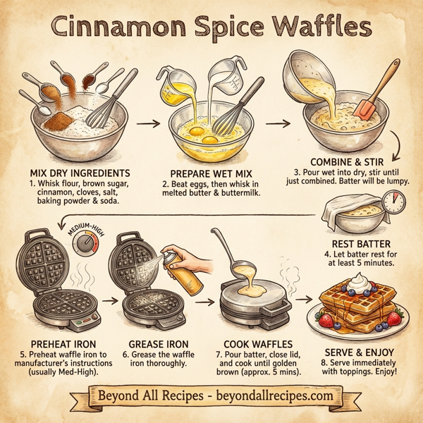 Cinnamon Spice Waffles instructions