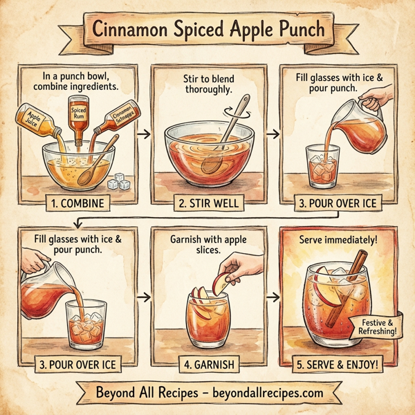 Cinnamon Spiced Apple Punch instructions