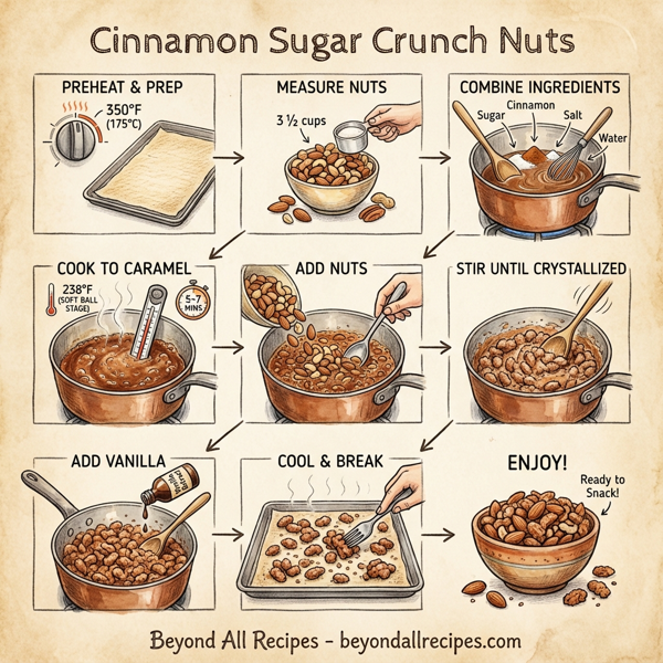 Cinnamon Sugar Crunch Nuts instructions