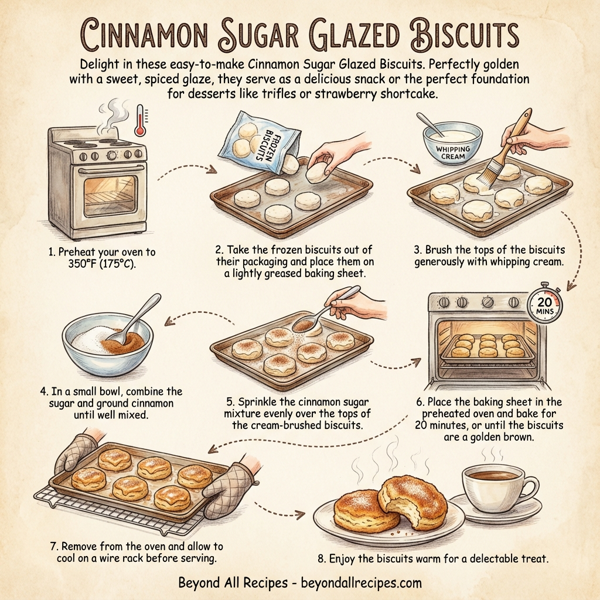Cinnamon Sugar Glazed Biscuits instructions