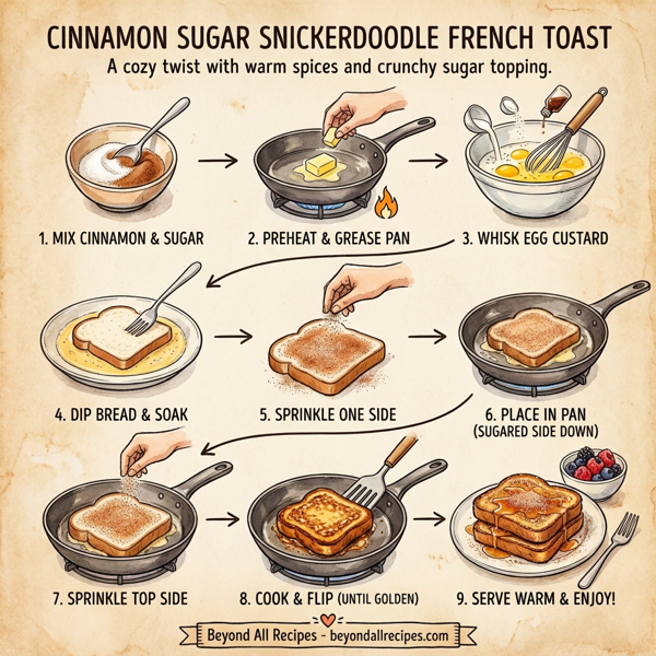 Cinnamon Sugar Snickerdoodle French Toast instructions