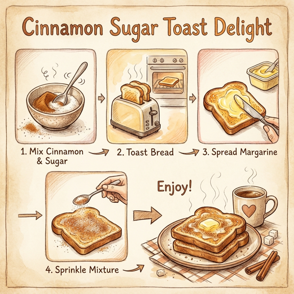 Cinnamon Sugar Toast Delight instructions