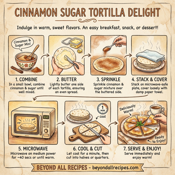 Cinnamon Sugar Tortilla Delight instructions