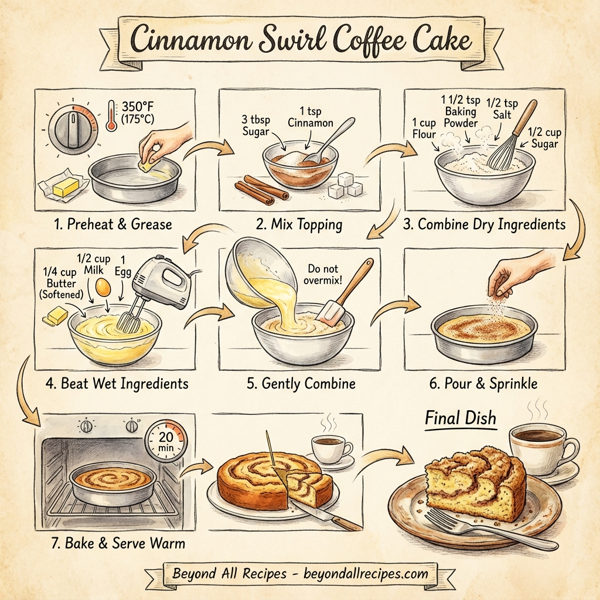 Cinnamon Swirl Coffee Cake instructions