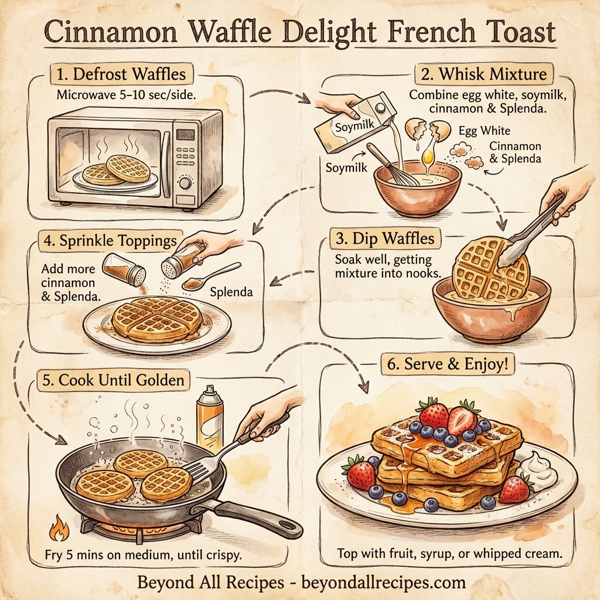 Cinnamon Waffle Delight French Toast instructions