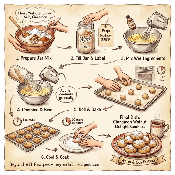 Cinnamon Walnut Delight Cookies instructions