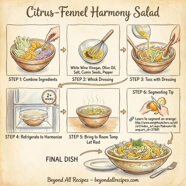 Citrus-Fennel Harmony Salad instructions