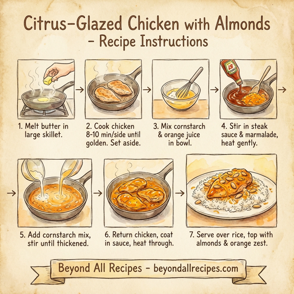 Citrus-Glazed Chicken with Almonds instructions