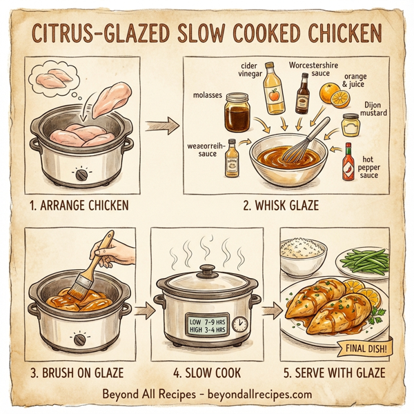 Citrus-Glazed Slow Cooked Chicken instructions